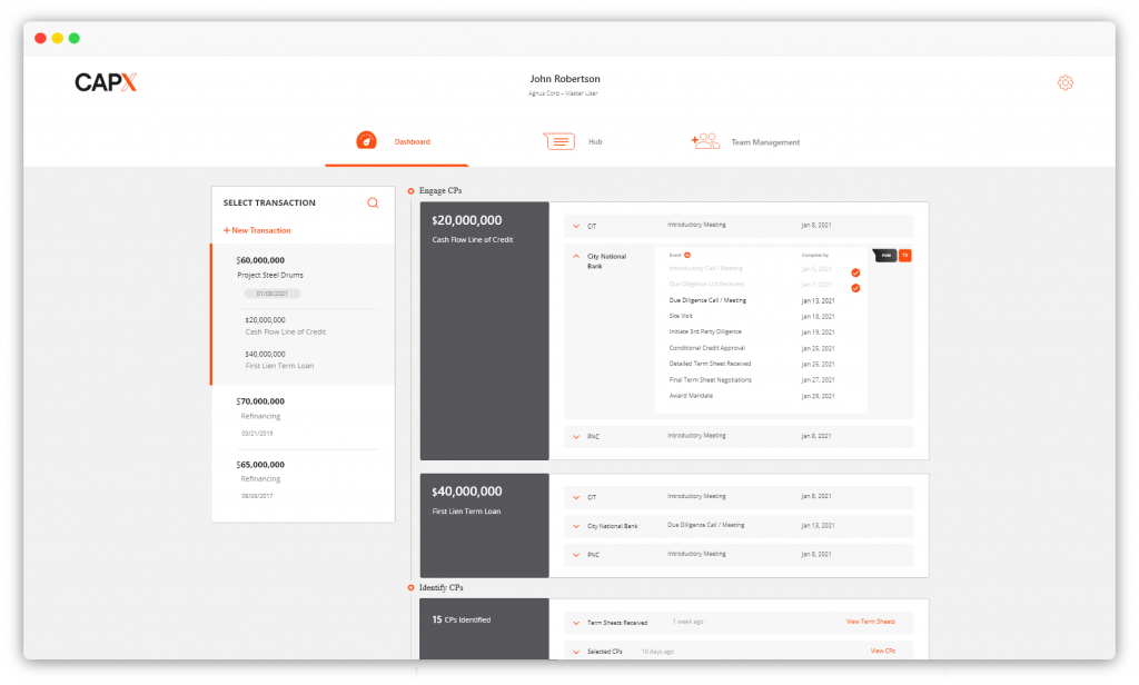 deal dashboard banner